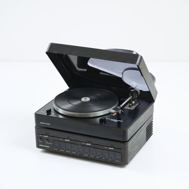 Hauptbild zu Objekt, Plattenspieler 'gd 166',  Verst&auml;rker 'concetto 1010', 1978, Marco Zanuso, Brionvega, Mailand; Thorens, Sainte-Croix, 170A 207