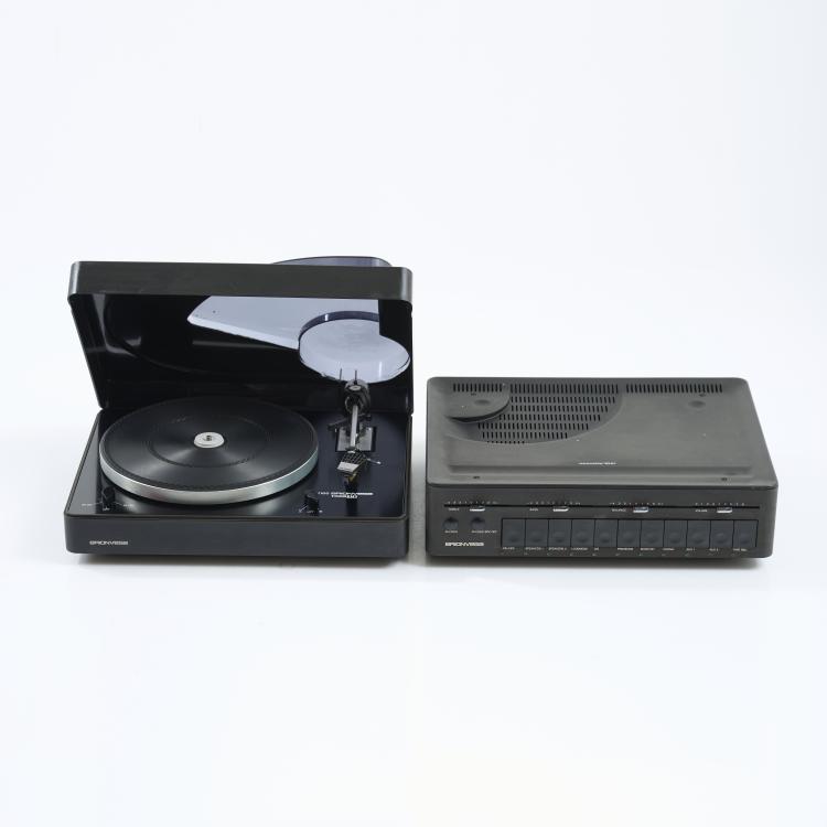 Bild 2 zu Objekt, Plattenspieler 'gd 166',  Verst&auml;rker 'concetto 1010', 1978, Marco Zanuso, Brionvega, Mailand; Thorens, Sainte-Croix, 170A 207