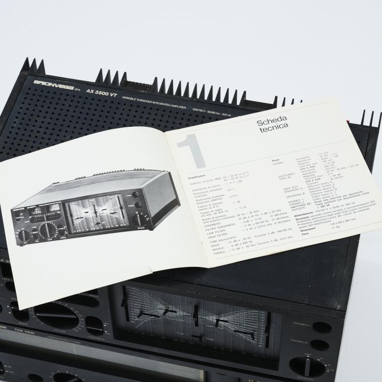 Bild 6 zu Objekt, Verst&auml;rker 'AX 3500 VT' und Tuner 'TXS 1000', 1978, Mario Bellini, Brionvega, Mailand, 170A 206