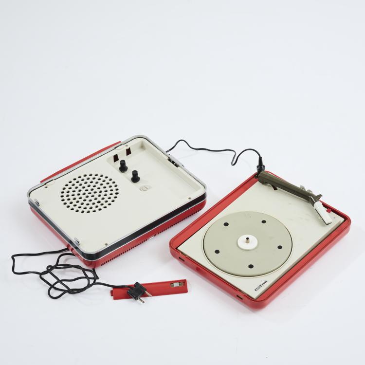 Bild 2 zu Objekt, Plattenspieler mit separatem Lautsprecher 'FV 1014', 1964, Marco Zanuso, Brionvega, Mailand, 170A 201