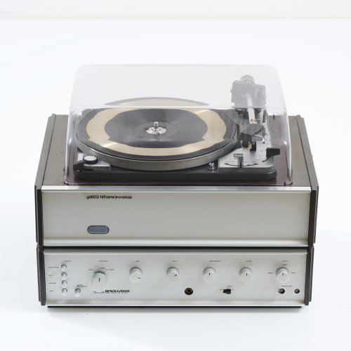 'gd 803' record player, 'as 602' amplifier, 1967