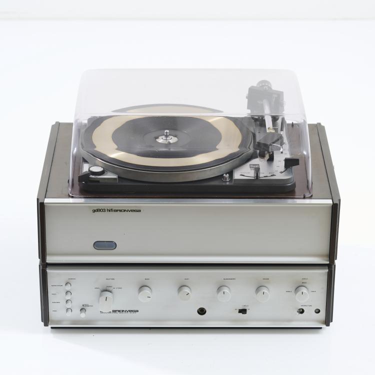 Hauptbild zu Objekt, 'gd 803' record player, 'as 602' amplifier, 1967, Achille Castiglioni, Brionvega, Mailand, 170A 203