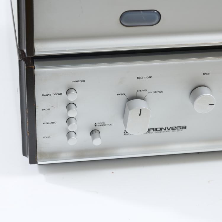 Bild 1 zu Objekt, 'gd 803' record player, 'as 602' amplifier, 1967, Achille Castiglioni, Brionvega, Mailand, 170A 203