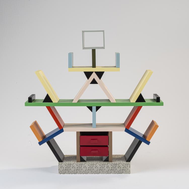 Hauptbild zu Objekt, Miniature model of the 'Carlton' shelf, 1981, Ettore Sottsass, Memphis, Mailand, 170A 270