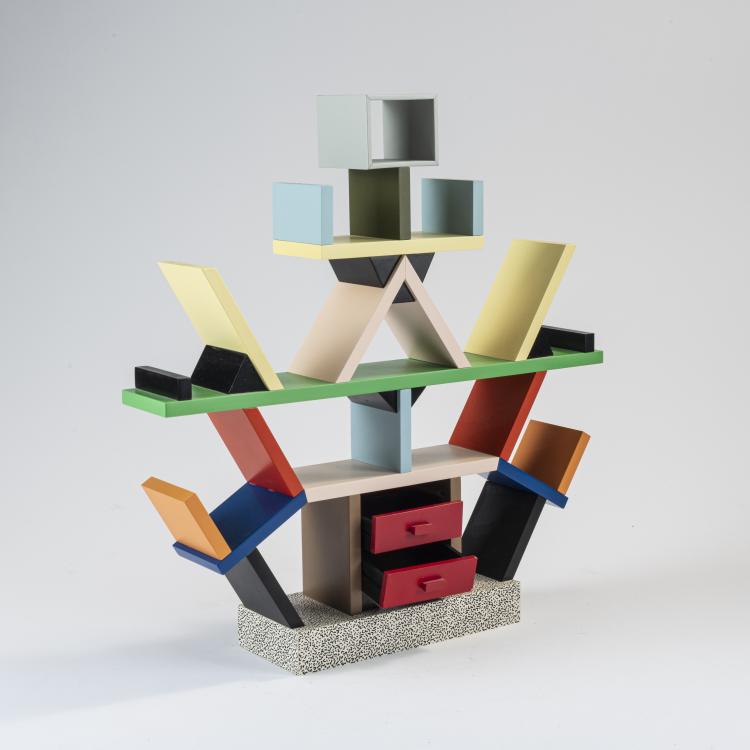 Bild 1 zu Objekt, Miniature model of the 'Carlton' shelf, 1981, Ettore Sottsass, Memphis, Mailand, 170A 270