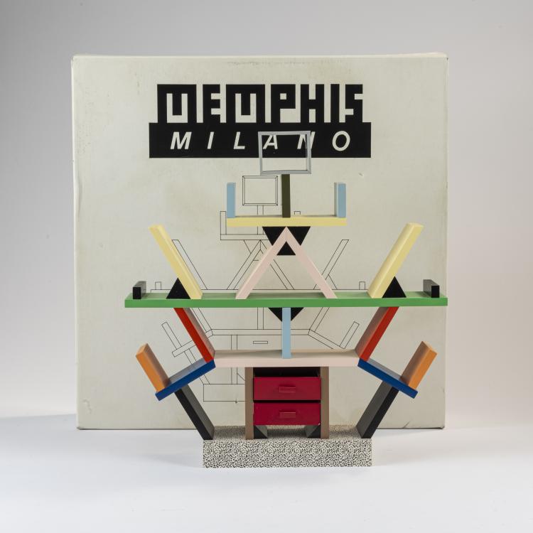 Bild 2 zu Objekt, Miniature model of the 'Carlton' shelf, 1981, Ettore Sottsass, Memphis, Mailand, 170A 270