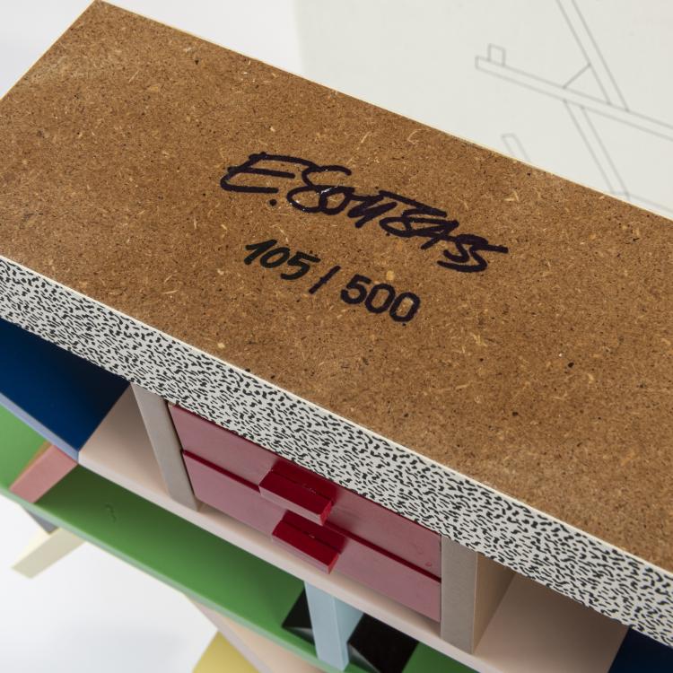 Bild 3 zu Objekt, Miniature model of the 'Carlton' shelf, 1981, Ettore Sottsass, Memphis, Mailand, 170A 270