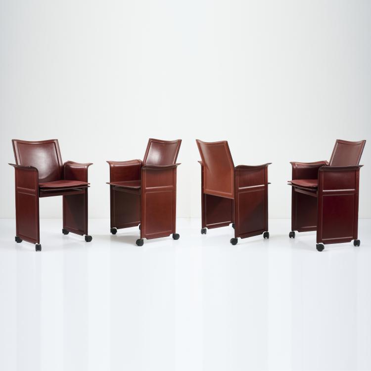 Hauptbild zu Objekt, Four armchairs, 1970s, Matteo Grassi, Grassi, Matteo, Mailand, 170A 192