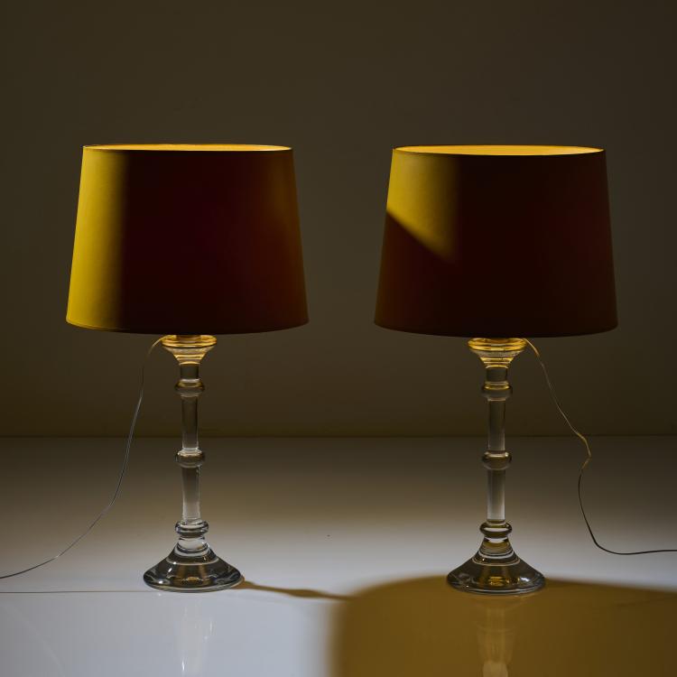 Bild 2 zu Objekt, Two 'Tiffany' table lights, 1969, Ingo Maurer, Design M, Maurer, Ingo, M&uuml;nchen; Val St. Lambert, 170B 331