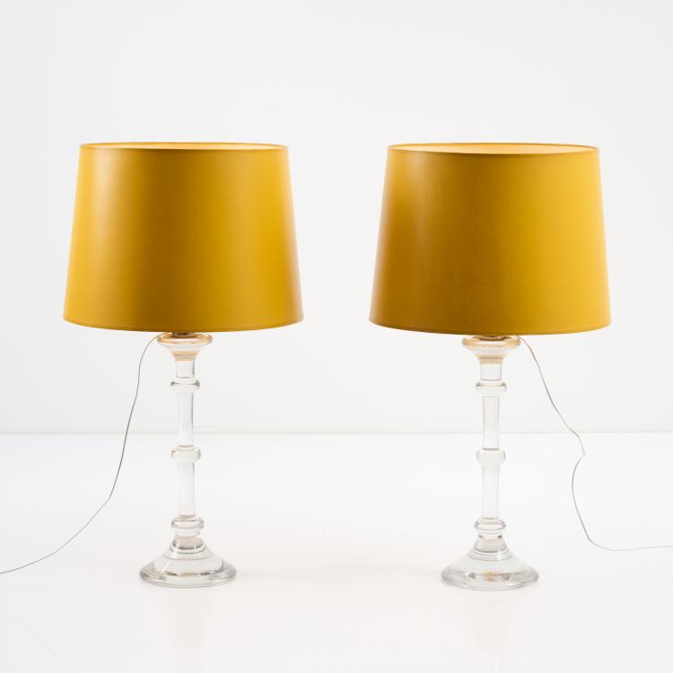 Bild 3 zu Objekt, Two 'Tiffany' table lights, 1969, Ingo Maurer, Design M, Maurer, Ingo, M&uuml;nchen; Val St. Lambert, 170B 331