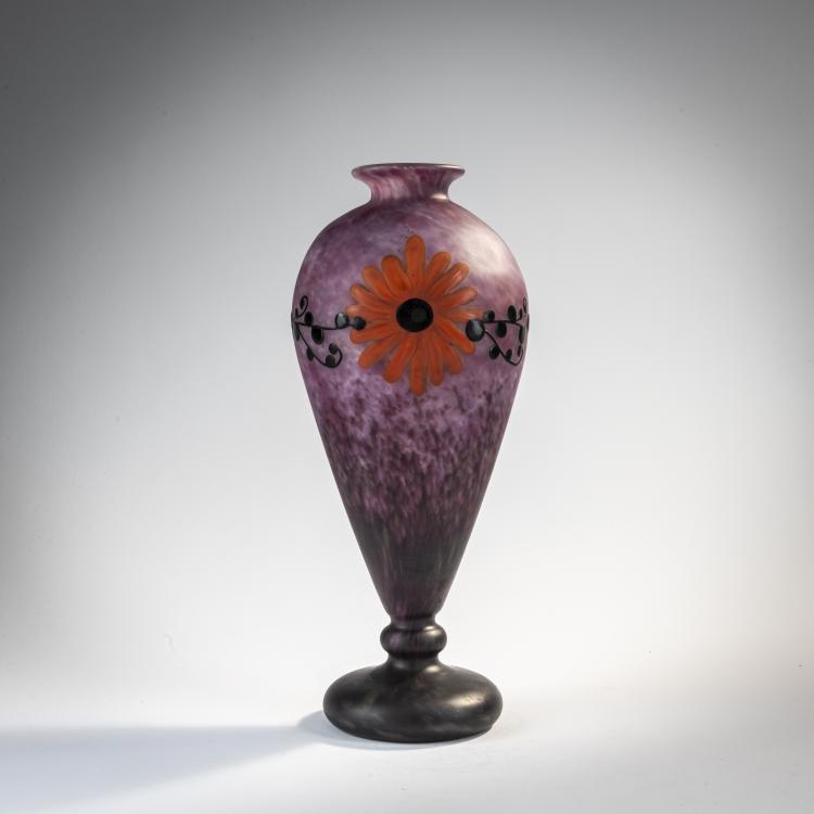 Hauptbild zu Objekt, Vase 'Marguerites', 1924/25, Schneider, Epinay-sur-Seine, 171A 195
