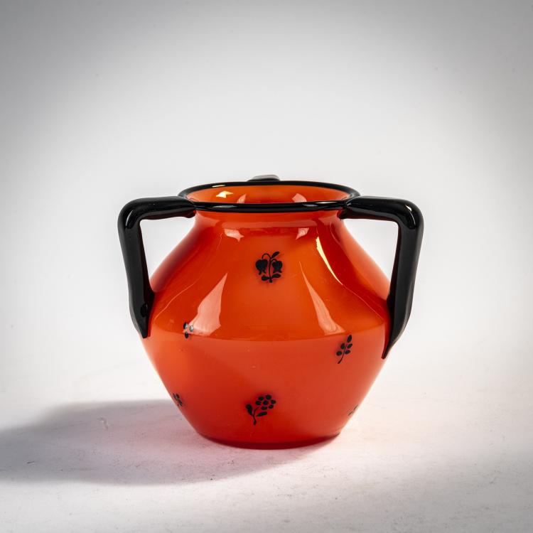 Hauptbild zu Objekt, Vase with three handles, c. 1916, Dagobert Peche (in the style of), L&ouml;tz Wwe., Klosterm&uuml;hle, 171A 248