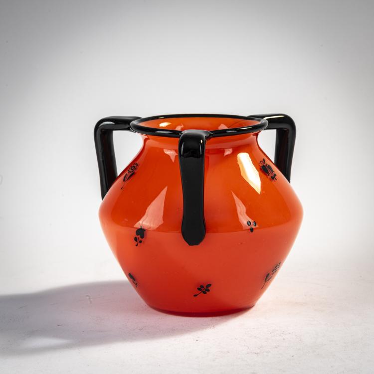 Bild 1 zu Objekt, Vase with three handles, c. 1916, Dagobert Peche (in the style of), L&ouml;tz Wwe., Klosterm&uuml;hle, 171A 248