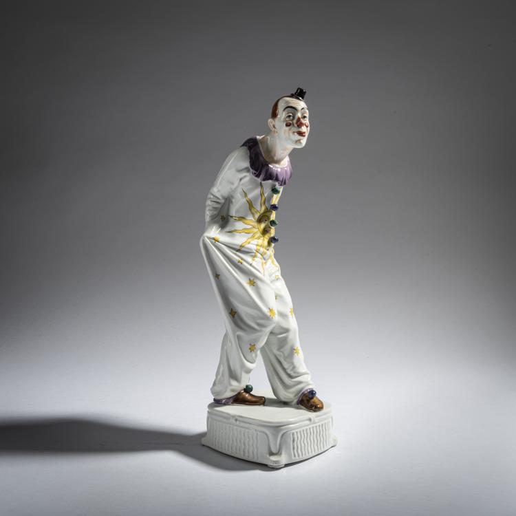 Hauptbild zu Objekt, 'Pierrot', 1906-09, Martin Wiegand, Meissen, 171B 353