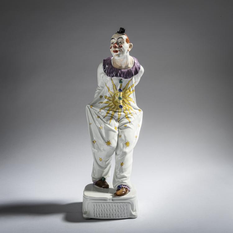 Bild 2 zu Objekt, 'Pierrot', 1906-09, Martin Wiegand, Meissen, 171B 353