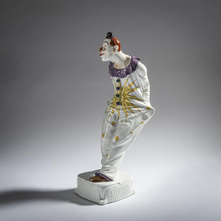 Bild 3 zu Objekt, 'Pierrot', 1906-09, Martin Wiegand, Meissen, 171B 353