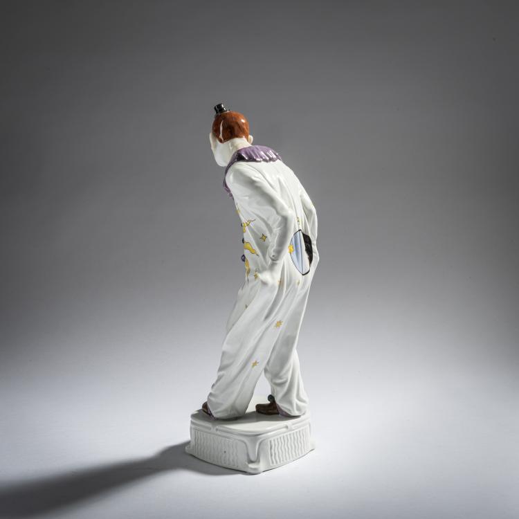 Bild 4 zu Objekt, 'Pierrot', 1906-09, Martin Wiegand, Meissen, 171B 353
