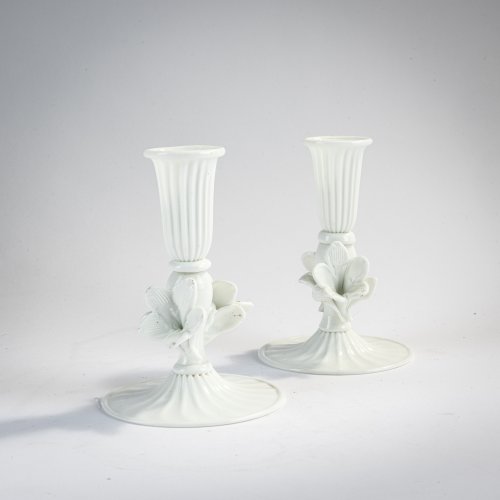 Two candlesticks, c. 1950