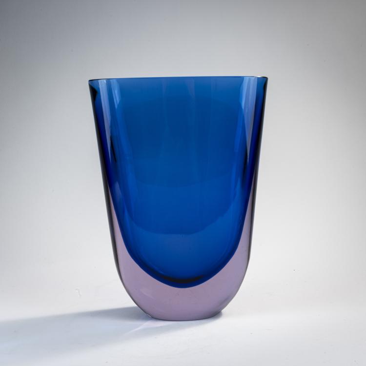 Hauptbild zu Objekt, 'Sommerso' vase, 1956, Flavio Poli, Seguso Vetri d'Arte, Murano, 170C 648