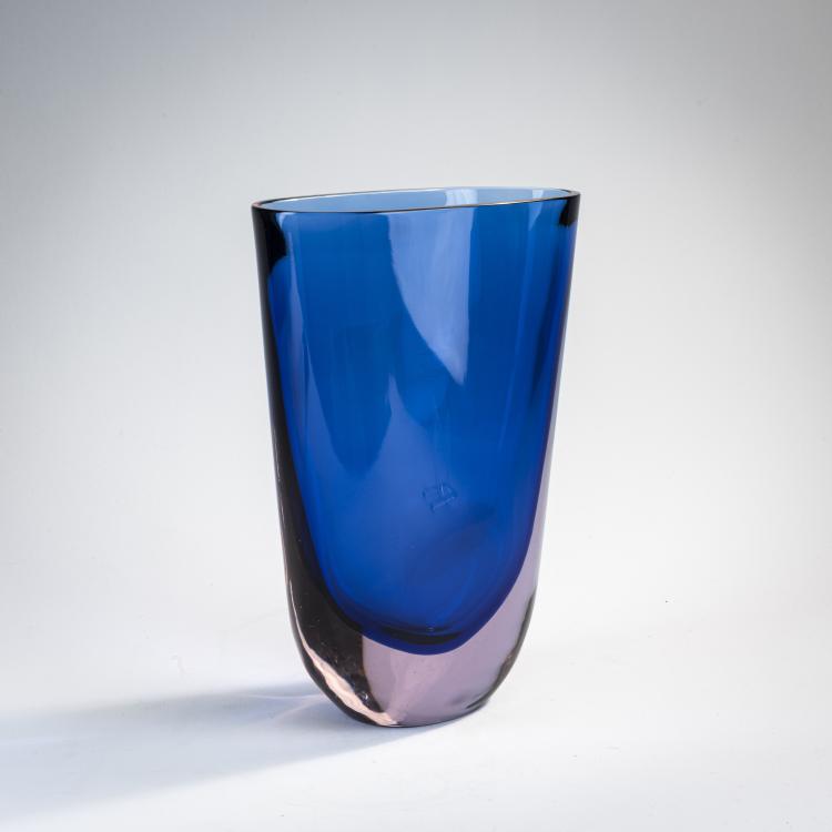 Bild 1 zu Objekt, 'Sommerso' vase, 1956, Flavio Poli, Seguso Vetri d'Arte, Murano, 170C 648