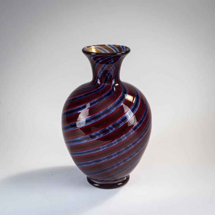 Bild 1 zu Objekt, Vase 'Spira aurata', um 1966, Ercole Barovier, Barovier & Toso, Murano, 170C 620