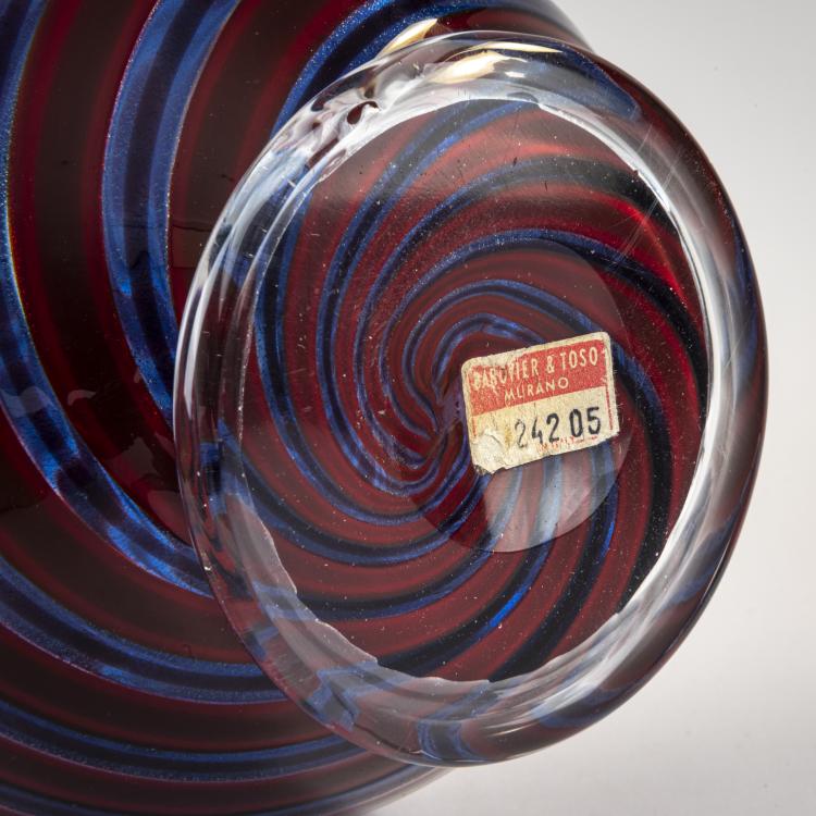 Bild 3 zu Objekt, Vase 'Spira aurata', um 1966, Ercole Barovier, Barovier & Toso, Murano, 170C 620