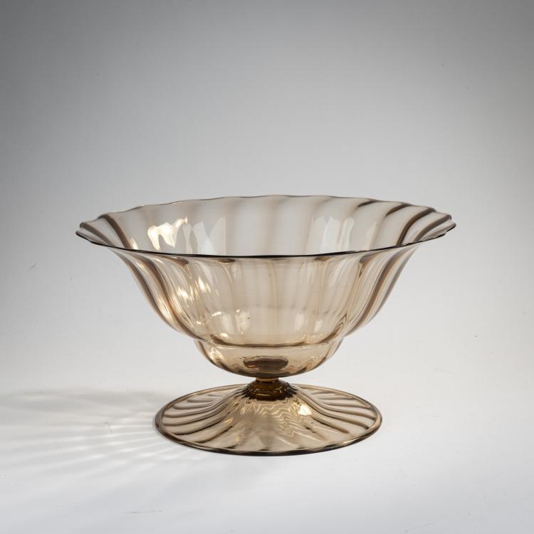Bild 1 zu Objekt, 'Costolato' bowl, c. 1927, Napoleone Martinuzzi, Venini & C., Murano, 170C 528