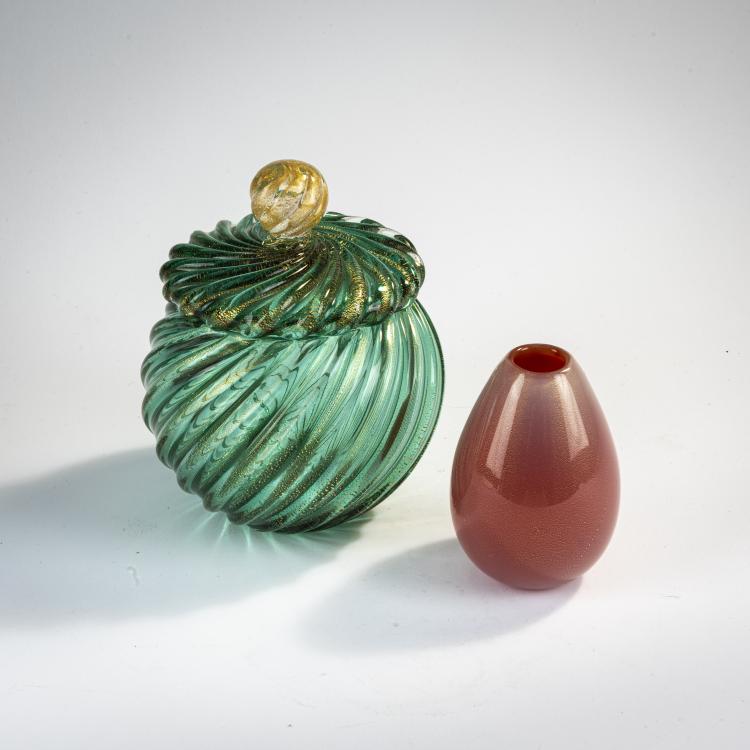 Bild 1 zu Objekt, Jar and vase, c. 1950, Archimede Seguso, Seguso, Archimede, Murano, 170C 654