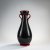 'Nero, rosso, argento' vase, c. 1932
