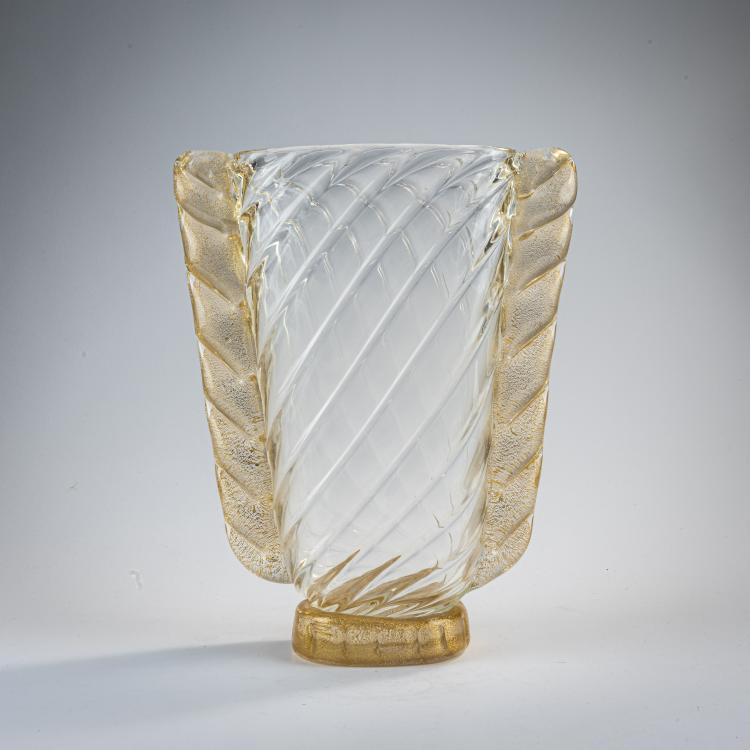 Hauptbild zu Objekt, Vase, c. 1938, A.Ve.M., Murano (zugeschrieben/attr.), 170C 517