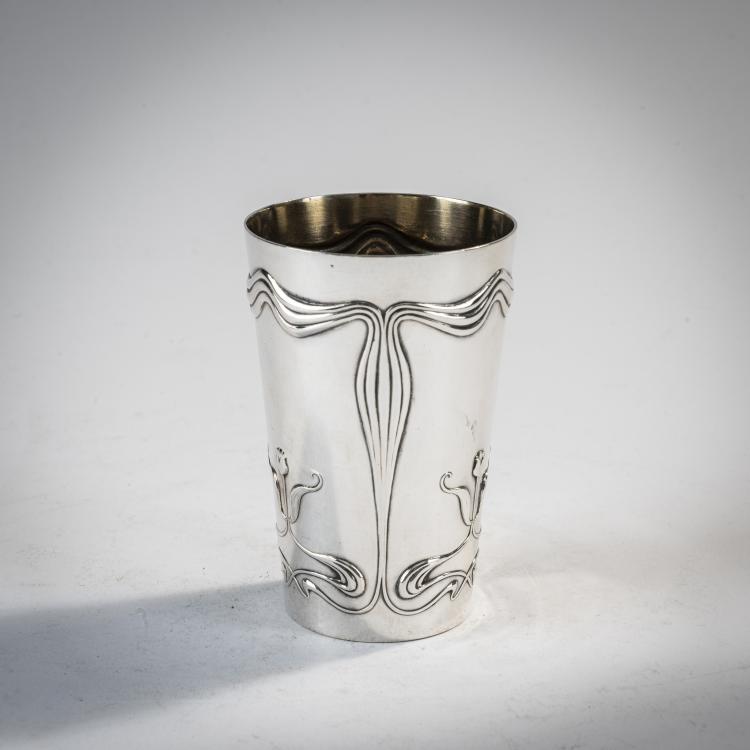 Hauptbild zu Objekt, Becher 'Bremer Lilie', um 1900, Koch & Bergfeld, Bremen, 171B 406