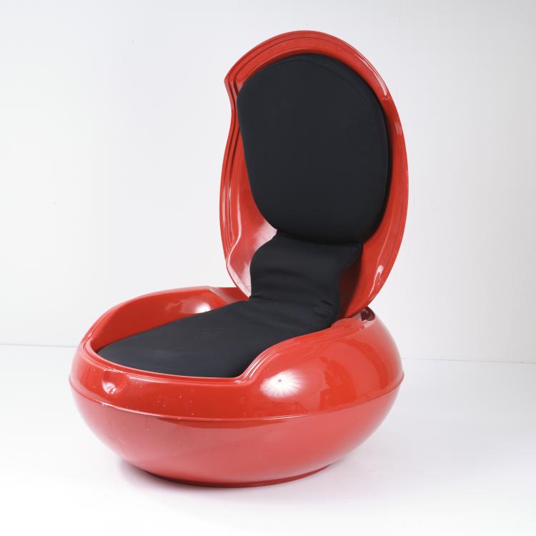 Bild 1 zu Objekt, Sessel 'Ei des Kolumbus', 1968, Peter Ghyczy, Reuter Produkt Design GmbH, 170B 312