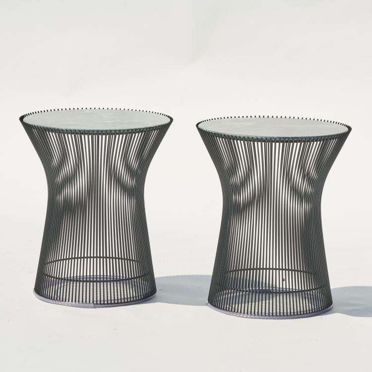 Bild 1 zu Objekt, Zwei Beistelltische, 1966, Warren Platner, Knoll International, New York, 170B 370