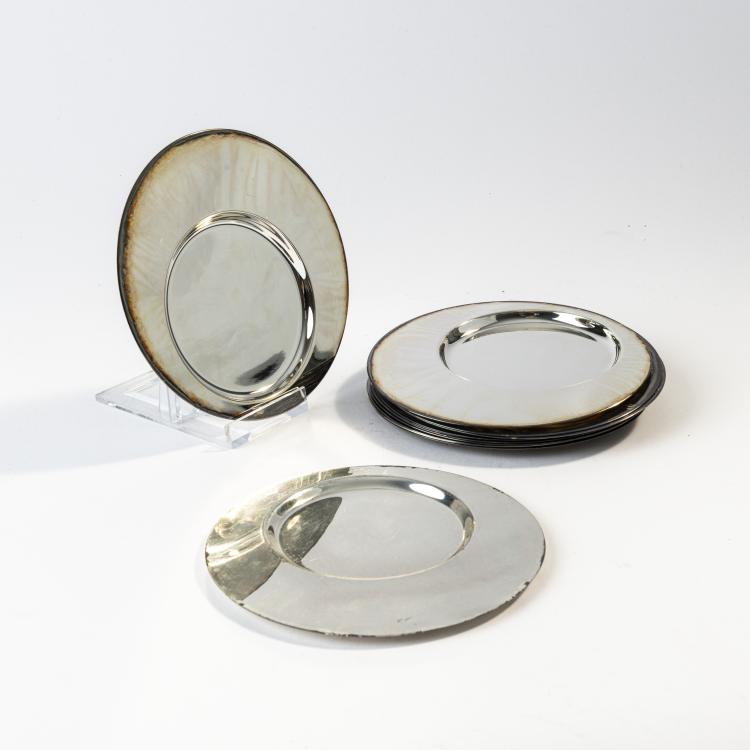 Hauptbild zu Objekt, Zw&ouml;lf Teller, 1970er Jahre, Gio Ponti (im Stile von), Italien, 170A 119