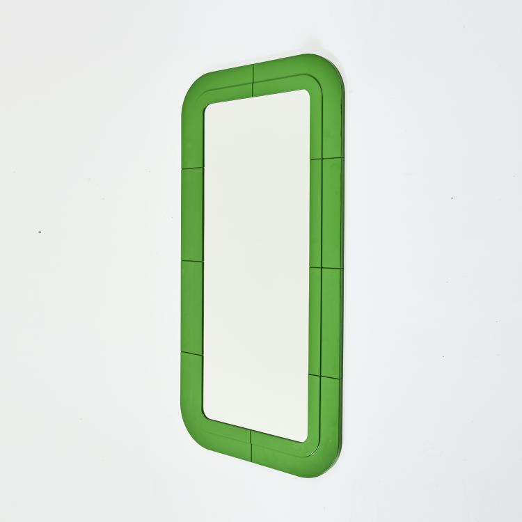 Hauptbild zu Objekt, '4736' wall mirror, c. 1974, Anna Castelli Ferrieri, Kartell, Noviglio, 170A 176