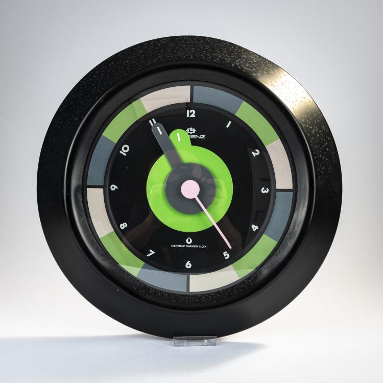 Hauptbild zu Objekt, 'Arcobaleno' wall clock, c. 1972, Albert Leclerc, Lorenz, Mailand, 170A 141