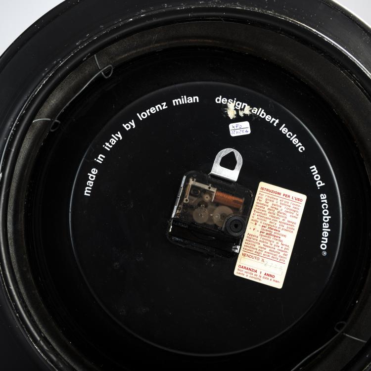 Bild 1 zu Objekt, 'Arcobaleno' wall clock, c. 1972, Albert Leclerc, Lorenz, Mailand, 170A 141