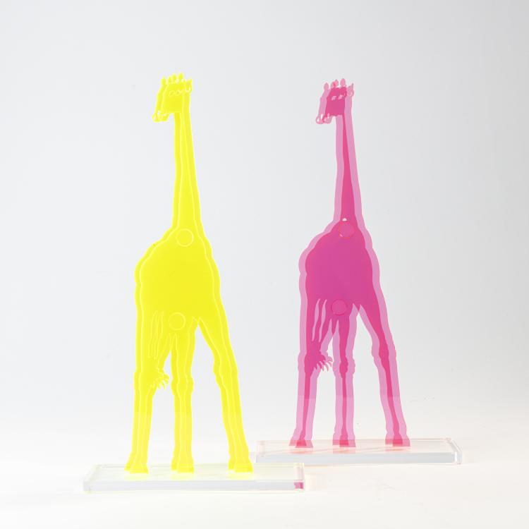 Hauptbild zu Objekt, Two 'Giraffa artificiale' sculptures, 1960s, Gino Marotta, Studio Superego, Mailand (zugeschrieben / attr.), 170A 138