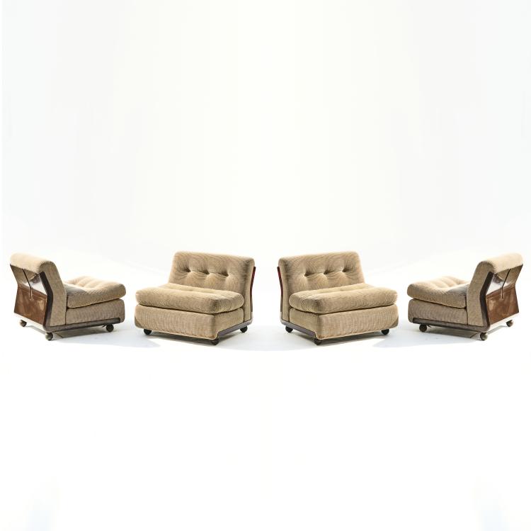 Hauptbild zu Objekt, Vier 'Amanta' Sessel, 1967, Mario Bellini, B&B Italia, Mailand, 170A 71