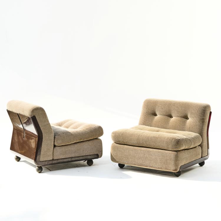 Bild 1 zu Objekt, Vier 'Amanta' Sessel, 1967, Mario Bellini, B&B Italia, Mailand, 170A 71