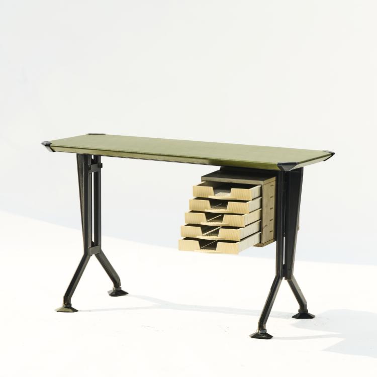 Bild 2 zu Objekt, Schreibmaschinentisch 'Arco', 1963, Gian Luigi Banfi,Ludovico Barbiano di Belgiojoso,Enrico Peressutti,Ernesto Nathan Rogers, Olivetti, Ivrea, 170A 52