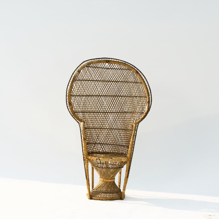 Bild 1 zu Objekt, Korbsessel 'Emmanuelle', 1970er Jahre, Italien, 170A 171