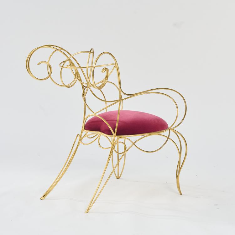 Bild 5 zu Objekt, 'Ram chair', 1985, Andr&eacute; Dubreuil, A. D. Decorative Arts, London, 170B 381