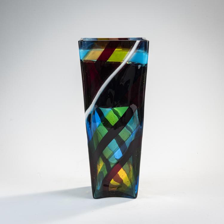 Hauptbild zu Objekt, 'Scozzese' vase, 1954-57, Fulvio Bianconi, Venini & C., Murano, 170C 572