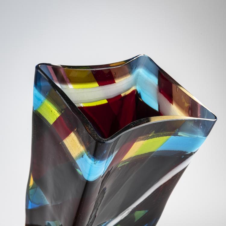 Bild 1 zu Objekt, 'Scozzese' vase, 1954-57, Fulvio Bianconi, Venini & C., Murano, 170C 572