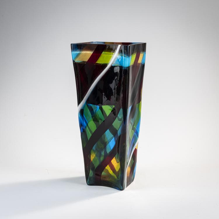 Bild 2 zu Objekt, 'Scozzese' vase, 1954-57, Fulvio Bianconi, Venini & C., Murano, 170C 572