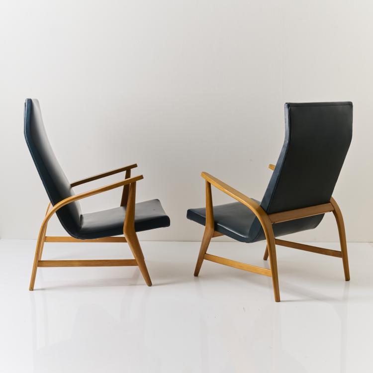 Bild 2 zu Objekt, Zwei Armlehnsessel, 1950er Jahre, Italien, 170A 18