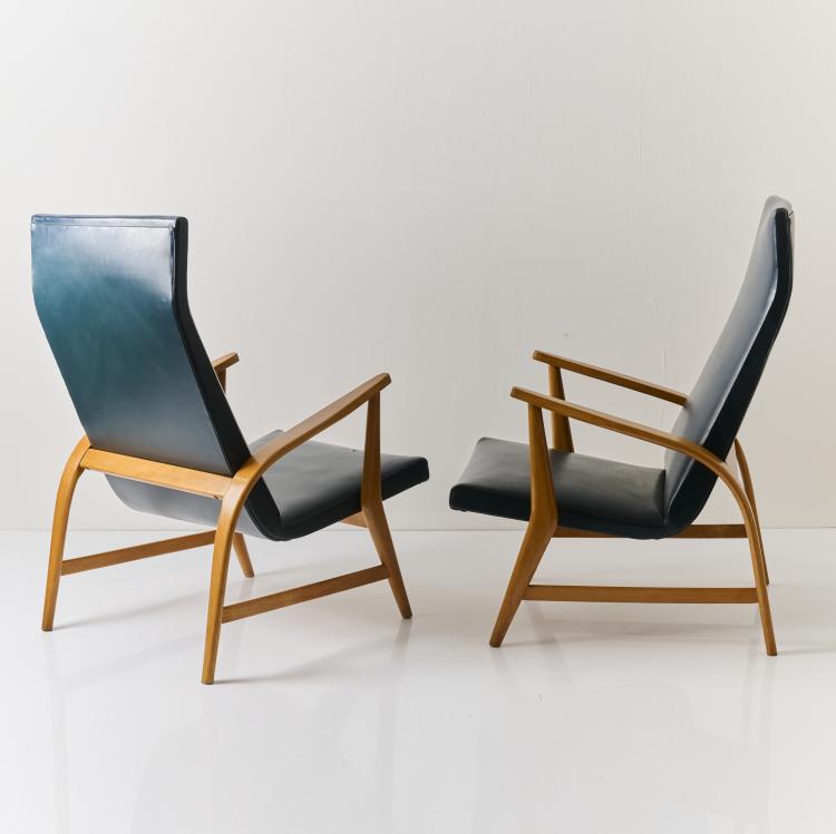 Bild 3 zu Objekt, Zwei Armlehnsessel, 1950er Jahre, Italien, 170A 18