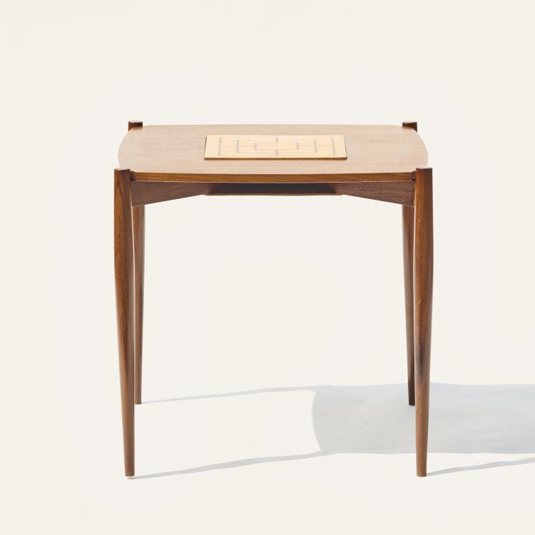 Hauptbild zu Objekt, Spieltisch mit 'Dame und Schach', 1950er Jahre, Reguitti, Fratelli, Agnosine, 170A 31