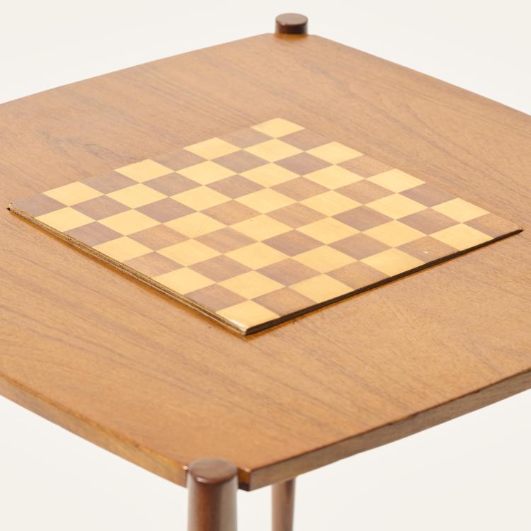 Bild 3 zu Objekt, Spieltisch mit 'Dame und Schach', 1950er Jahre, Reguitti, Fratelli, Agnosine, 170A 31